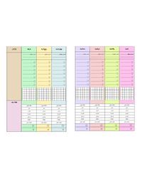 پلنر هفتگی رنگی